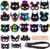 KXCOFTXI Halloween Mask Craft Kit for Kids, 52 Pcs Kids Magic Scratch Paper Animal Masks, DIY Rainbow Scratch Art Masks for Halloween and Animal Birthday Party