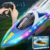 RC Boat for Kids, 15+ MPH Fast Remote Control Boat with LED Lights, 2.4G RC Electric Boats Pool and Lakes Toys for Adults