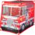 Melissa & Doug Fire Truck Play Tent Role Play Firefighter Tent, Fire Truck Tent for Kids Ages 3+