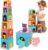 Play Brainy Farm Animal Sorting and Stacking Toys for Toddlers Ages 1-3 – 6 Sets of Animal Stacking Blocks Toddler Toys for Girls and Boys for Preschool Concepts & Early Learning Baby Gifts