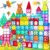 Magnetic Tiles, 100PCS Magnetic Blocks Set, 4D Diamond Magnet Building Blocks, STEM Preschool Educational Magnet Toys Gift for Kids, Boys and Girls 3 4 5 6 7 8+ Year Old