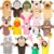 Wettarn 12 Pieces Puppets for Kids Plush Animal Hand Puppet with Open Movable Mouth Puppets Toy for Toddler School Classroom Preschool Birthday Gift(Classic Style)