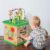 TOOKYLAND 5 in 1 Activity Center,Wooden Large Activity Play Cube, Wooden Learning Puzzle Toy for Toddlers, with Animal Friends, Shapes, Mazes, Shape Sorter