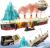 Titanic Building Blocks Set, 2288 Pieces Big Ship Block Model Set with Light Strip, Glacier, Ideal Gift for Adults and Kids