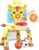 Move2play, Giraffe Basketball Hoop & Soccer Goal Activity Center | 30+ Sounds & Songs + 5 Lights | 1 2 3 Year Old Birthday Gift for Boys and Girls | Toy for Baby & Toddlers (Yellow)