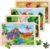 Wooden Puzzles Dinosaur Toys for Kids Ages 3-5, Set of 4 Packs with 20-Piece Wood Jigsaw Puzzles, Preschool Educational Brain Teaser Boards for Boys and Girls 3 4 5 6 Years Old