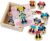 Melissa & Doug Disney Minnie Mouse Mix and Match Dress-Up Wooden Play Set (18 pcs) – Minnie Mouse Toys For Disney Fans, Fashion Puzzle Travel Toys For Kids Ages 3+