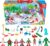 Fisher-Price Imaginext DC Super Friends Advent Calendar, Christmas Toy with 24 Figures & Accessories for Preschool Kids Ages 3+ Years