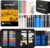 Caliart 176PCS Art Supplies Sketching Kit with 100 Sheets 3-Color Sketch Book, Graphite Colored Charcoal Watercolor & Metallic Pencils, School Supplies Gifts for Artists Adults Teens Girls Boys Kids