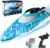 BEZGAR RC Boat, 16 inch Big Brushless Remote Control Boat for Adults and Kids, 35+ KPH Fast Speed RC Boat with 2000mAh Large Rechargeable Battery – TX124