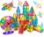 Jasonwell Magnetic Tiles Building Blocks Set for Boys Girls Preschool Educational Magnet Construction Kit Stacking STEM Toys Christmas Birthday Gifts for Kids Toddlers 3 4 5 6 7 8 9 10 + Year Old