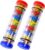 2 Pack Rainmaker Rain Stick Musical Instrument for Babies, Toddlers and Kids, 8 Inch Rainfall Rattle Tube Rainstick Shaker Toy