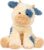 GUND Cozys Collection Cow, Stuffed Animal for Ages 1 and Up, Spring Decor Plush Toy, Cream/Blue, 10”