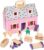 Melissa & Doug Fold and Go Wooden Dollhouse With 2 Dolls and Wooden Furniture,Multi,One Size