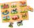 Melissa & Doug Farm Sound Puzzle – Wooden Peg Puzzle With Sound Effects (9 pcs)