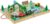 Melissa & Doug 17-Piece Wooden Take-Along Tabletop Railroad, 3 Trains, Truck, Play Pieces, Bridge – FSC Certified