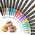 Acrylic Paint Pens Paint Markers Set of 18: Fine Point for Rock Painting Glass Wood Ceramic Fabric Metal Canvas Easter Eggs Pumpkin Kit, Drawing Art Crafts for Adults Scrapbooking Supplies