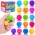 Sensory Fidget Toys Kids Adults: 16 Pack Textured Suction Toys for Autism Kids Calming – Quiet Anxiety Fidgets for Classroom – Bulk Fidgets Students Prize – Gifts Christmas Stocking Stuffers for Kids