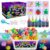 Kiditos Glow in The Dark Magic Water Elf Toy Kit, Magic Aqua Fairy Water Gel Kit with 6 Glow Colors and 6 Molds. Christmas Gifts, Birthday Gifts, Party Favors, Arts & Crafts DIY STEM Kits for Kids