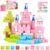 Updated Magnetic Blocks-Princess Toys, Creative Magnetic Building Blocks Toddler Toys, Birthday Gifts for Kids 3+ Years Old, STEM Montessori Sensory Toys for Boys & Girls Age 3-4 4-5 6-8