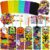 Winlyn 36 Sets Halloween Craft Kits Halloween Crafts Fall Kids Crafts DIY Halloween Bookmarks Art Sets Pumpkin Jack-O’-Lantern Bats Monster Foam Stickers Arts and Crafts for Kids Classroom Activities