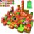 Magnetic Blocks, 110Pcs Build 3D Magnet Building Toys World with Magnetic Tiles, STEM Kids Sensory Toy, Toy Magnetic Building Set Xmas Gift for Age 3 4 5 6-10 Year Old Boys Girls