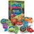 National Geographic Mega Slime Kit & Putty Lab – 4 Types of Slime Plus 4 Types of Putty Including Magnetic Putty, Slime Kit for Boys and Girls, Sensory Putty Toy & Science Kit (Amazon Exclusive)