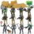 JOYIN 16 PCs Army Men Playset with 12 Realistic Army Ranger Men Action Figures and Weapon Gear Accessories, Military Soldiers Action Figures Playset for Boys Gift