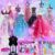 ONE TO FOUR 800+Pcs – Fashion Designer Kit for Girls with 6 Mannequins – Arts and Crafts Kit- Sewing Kit for Kid Ages 8-12 -Girls Gift Age 6 7 8 9 10 11 12