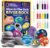 NATIONAL GEOGRAPHIC Glow in The Dark Rock Painting Kit – Crafts for Kids, Decorate 15 River Rocks with 15 Paint Colors & Art Supplies