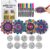 Hula Home Stained Glass Mandala Art Kit – DIY Window Clings with Markers, 10 Suncatchers – Perfect Hobby for Adults, Kids, Teens & Seniors – Ideal Gift for Beginners, Women & Elderly