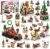 Christmas Building Set, 28-in-1 Christmas Building Blocks Playset | 1235 PCS Christmas Toys with Santa Claus Xmas Tree Train House Reindeer Sleigh Animals Blocks for Kids Girls Boys Aged 6-12+