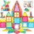 42PCS Magnetic Tiles Magnetic Building Blocks Magnetic Toys Ages 3 4 5 6 7 8 STEM Educational Preschool Construction Toys and Gifts for Boys and Girls Ages 3 and Up