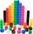 100 Piece Linking Cubes Set, Counting Blocks, STEM, Connecting Blocks, Math Link Cubes, Math Manipulatives, Educational Toys for 5 Year Old