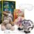 NATIONAL GEOGRAPHIC Break Open 10 Premium Geodes – includes Goggles and 2 Display Stands – Great STEM Science Kit, Geology Gift for Kids, Break Your Own Geodes with Crystals, Toys for Boys and Girls