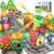 Kids Games Magnetic Tiles Road Set with Extendable Magnetic Crane, City Construction Building Toys for Toddlers STEM Preschool Toys Ages 4-6 5-7, Gifts for 3+ Year Old Boys Girls Kids Toys with Car