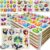 QUOKKA Wooden Puzzles for Toddlers 1-3 – 6XSET Toddler Puzzles Ages 2-4 with Rack – Learning Alphabet, Numbers and Animals Toy Puzzles for Toddlers 3-5 – Wood Games Gift for Boys and Girls