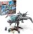 LEGO Marvel The Avengers Quinjet 76248, Spaceship Building Toy Set with Thor, Iron Man, Black Widow, Loki and Captain America Minifigures, Infinity Saga