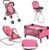 fash n kolor 4 Piece Doll Play Set, includes – 1 Pack N Play. 2 Doll Stroller 3.Doll High Chair. 4.Infant Seat, Fits Up to 18” Doll (4 Piece Set)