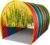 Pacific Play Tents 95100 Kids Tickle Me 9.5-Foot Giant Institutional Crawl Play Tunnel, 9.5″ x 5.5′ x 6′